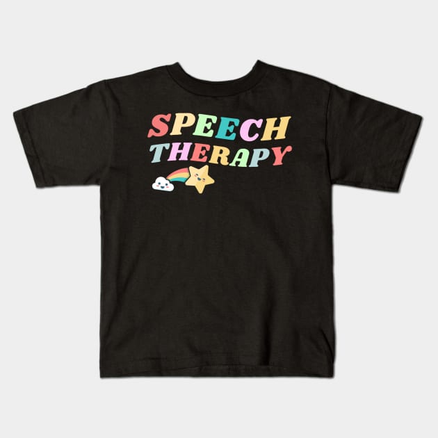 Speech Therapy Kids T-Shirt by denkanysti